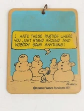 Big Keychain Key Ring Snoopy 1971 United Feature 9cm x 7,5cm