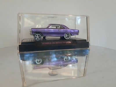 HOT WHEELS by RALPH'S CUSTOMS '66 SUPER NOVA PURPLE SPECTRAFLAME W REAL RIDERS