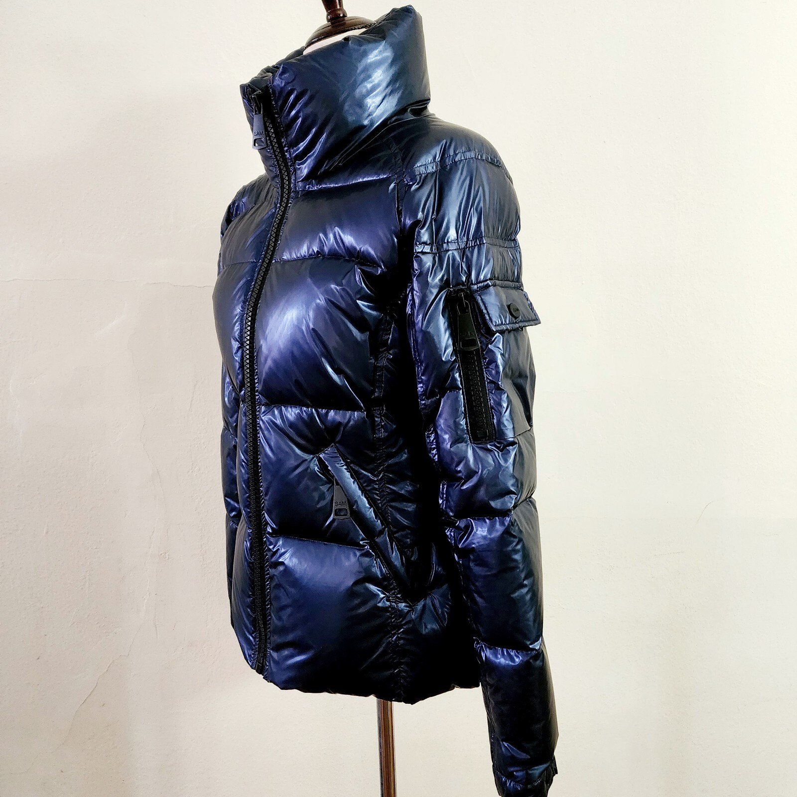 🍀$395 SAM Freestyle Down Jacket for Women Midnight Navy RARE SOLD OUT Color image 4