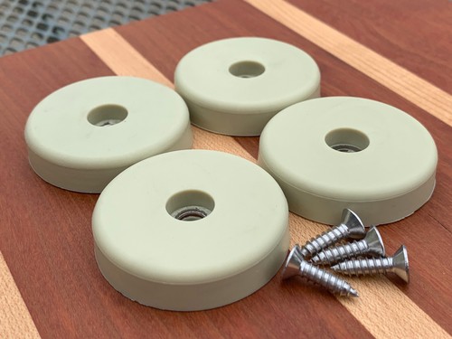 Cutting Board Rubber Bumpers LOW PROFILE Silicone Black Clear Small Large A+ - Picture 42 of 112