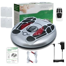 Foot Stimulator EMS & TENS with 4 Patches for Pain Relief to Treat Neuropathy