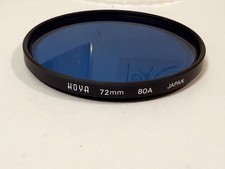  E801 Hoya 72mm 80A HMC Color Conversion Filter   Blue Cooling   Multi-Coated