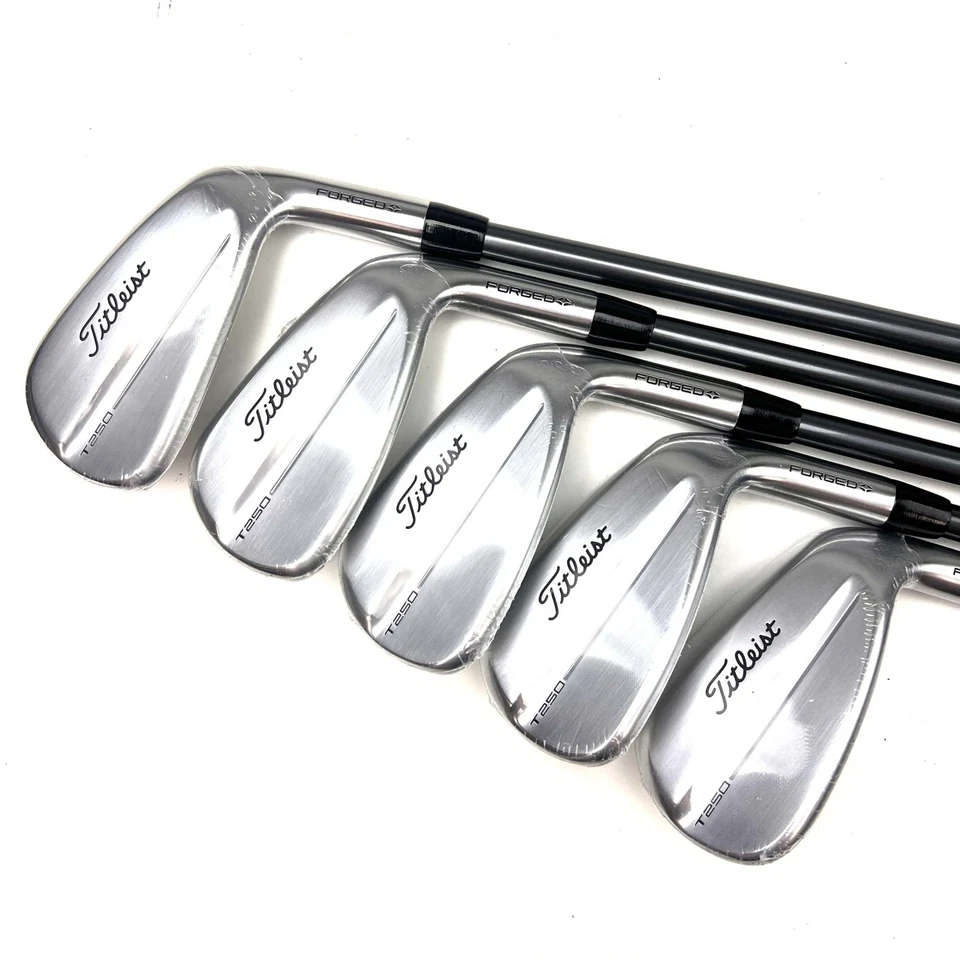 New Titleist T250 Irons / 7-PW+48 / MMT 65 Senior Flex - Image 2 of 4