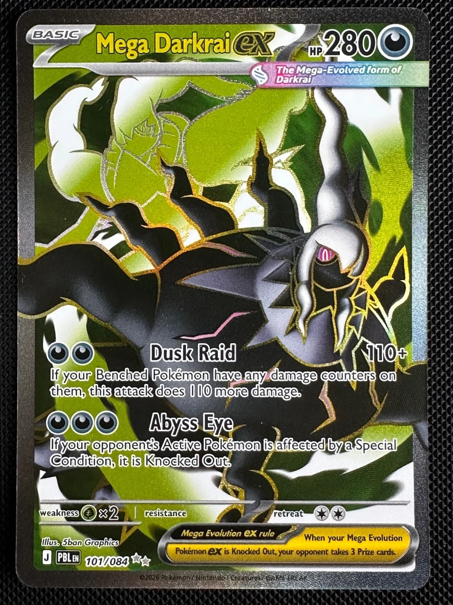 Darkrai Pokémon TCG Ultra Rare Individual Collectible Card Game