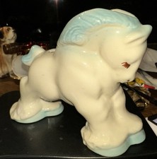 California Walker Pottery Horse Stallion Planter 1940's Ceramic Draft Horse