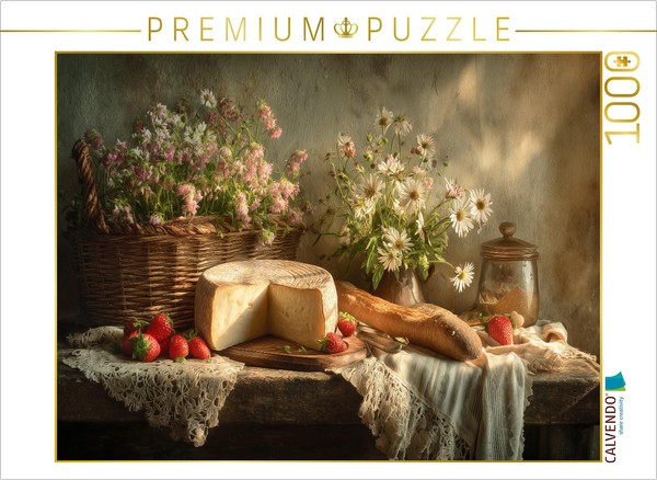 Puzzle Calvendo Prairies De Mai Et Pain Aux Herbes, Le Printemps A Le GoûT De L'-image