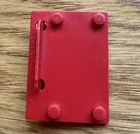 Vintage 1975/76 HASBRO GI Joe Late Release JETTISON TO SAFETY RED BATTERY DOOR