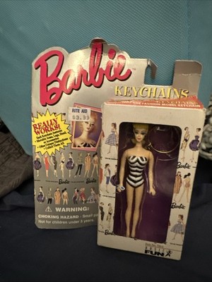 Vintage 1995 Basic Fun Barbie Keychain Original Barbie