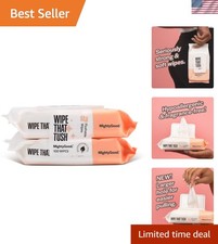 Flushable Wipes Hypoallergenic Aloe Fragrance-Free Septic Safe 2 Pack