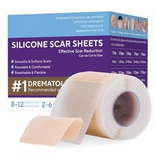 Silicone Scar Sheets, Silicone Scar Tape 1.6"x 60" Roll1.5m, Advanced Scars S...