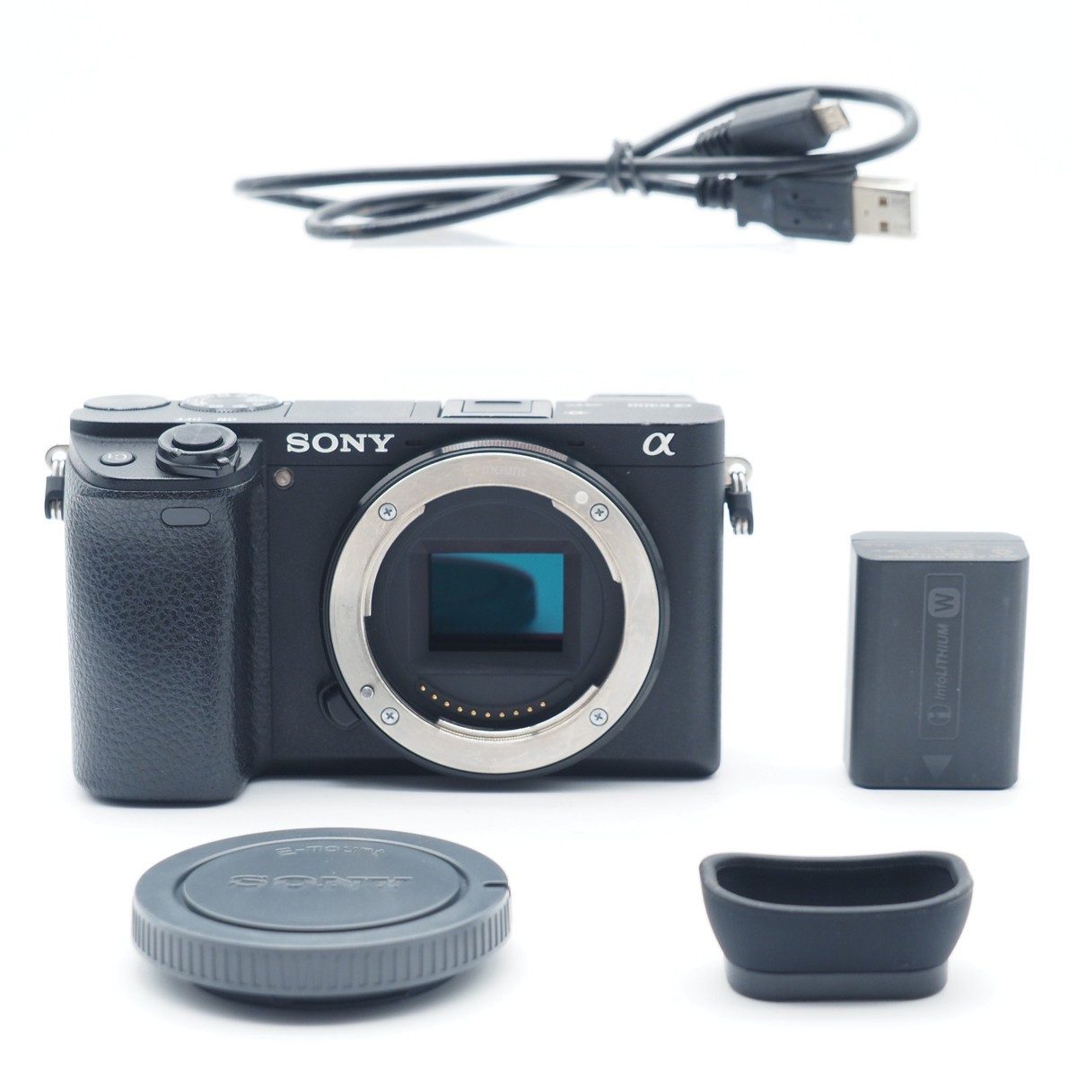 Sony a6300 ILCE-6300 24.2MP Digital Camera Black 7816 Shots [Top