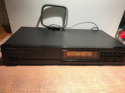 ONKYO T-412 FM/AMステレオチューナー Onkyo T-4120 Quartz Synthesized Am/fm Stereo Tuner Japan R1 for