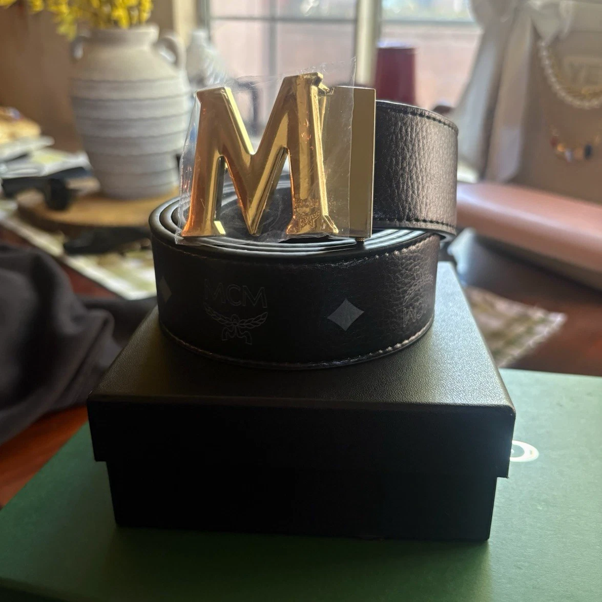 MCM Black Belts for Men for sale | eBay