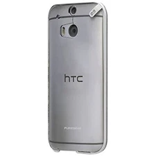 PureGear Slim Shell Protective Cell Phone Clear Durable Case Cover - HTC One
