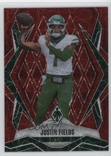 2025 Panini Phoenix Red Lazer 92/199 Justin Fields #107 0i1b