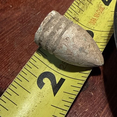 Dug Civil War 💥 🇺🇸 💣 Confederate Pointy Nose Bullet