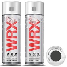 2X WRX Matt Anthracite Grey 7016M Multi Purpose Aerosol Spray Paint 400ml