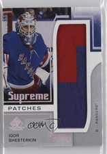 2024-25 Upper Deck SP Game Used Supreme 10/15 Igor Shesterkin #SP-IS Patch 2d8