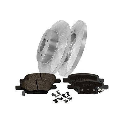 PM Auto Set of 6 Rear 270mm Disc Brake Rotors-Ceramic Brake Pad kit Replaceme...