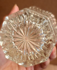 Vintage Lead Crystal Sugar Bowl with Lid and Creamer — photo 5