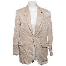Zara, Blazer, Gr&ouml;&szlig;e: S, Beige, Acetat/Viskose, Einfarbig, Damen #ioi