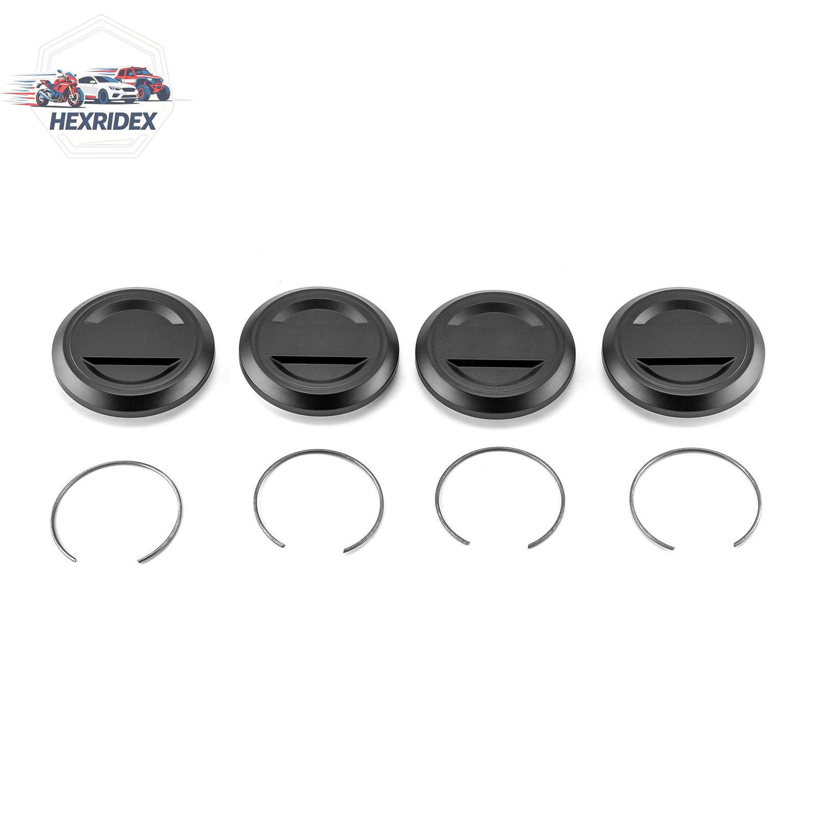 4PCS Tire Wheel Hub Center Cap Cover For Polaris RZR 1000 XP Turbo 2017-2023