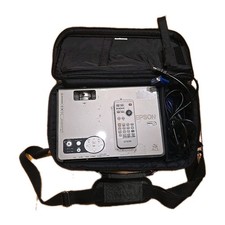 Epson PowerLite 740C LCD Projector, EMP-740 With Case, Remote,  HDMI-VGA Dongle