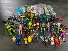 Fortnite Action Figure Lot With Some Accessories  Other Figures DC Turtle  .