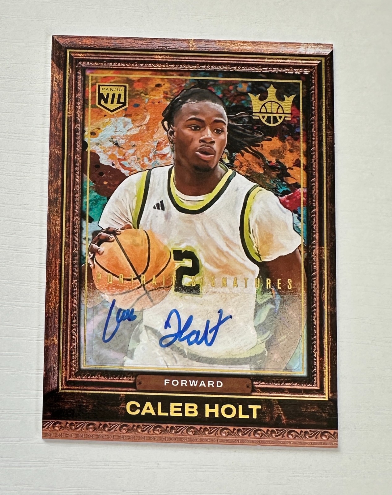 2025-26 Panini Court Kings Portrait Auto Caleb Holt /49 #X815