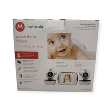 MOTOROLA VIDEO BABY MONITOR 2 Cameras, 3.5" Color MBP43S-2