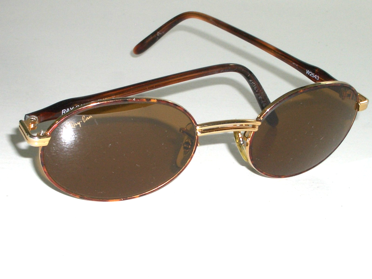 51[]21 VINTAGE B&L RAY-BAN DOUBLE BAR RITUALS W2543 B15 SLEEK OVAL 