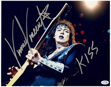 KISS Vinnie Vincent Signed Autographed 11x14 Photo Exact Proof ACOA Witness ITP