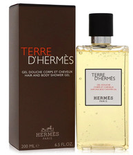 Hermes Terre D'Hermes Hair  Body Shower Gel 6.5oz 200ml Brand New Sealed