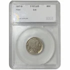 1917-D Buffalo Nickel 3 1/2 Leg FS-901 SEGS GOOD
