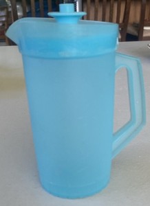 Tupperware Child’s Blue Mini Pitcher Toy