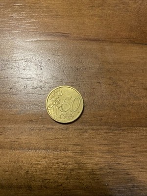 Portugal 50 Euro Cent Coin 2002 European Currency Circulated Collectible