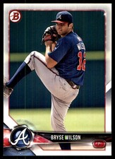 Bryse Wilson 2018 Bowman #BP135 Braves MLB READ FREE SHIPPING AutographDen
