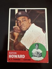 1963 Topps - Elston Howard #60 New York Yankees Catcher !