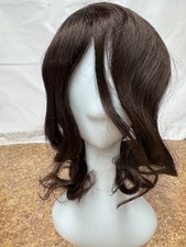 100 Human Hair Wig- CURLS-Poly ll Ladies--Diff Shades-CHOOSE SHADE 