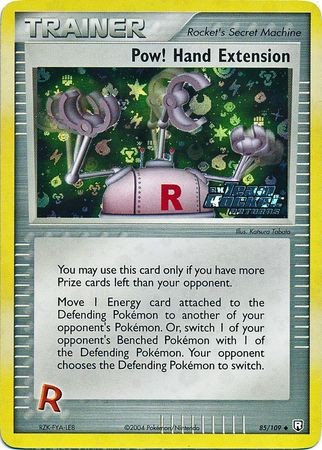 Pow! Hand Extension - 85/109 - Pokemon Ex Team Rocket Returns Reverse Holo NM