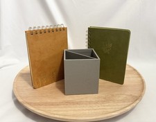 3 Piece Journal Bundle-2 Journals & Pencil Holder, NEW