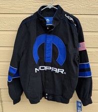 Dodge Mopar Embroidered Cotton Jacket Black JH Design Med