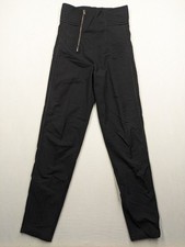 Marithe Francois Girbaud Damen Hose High Waist Leggings Gr 38 Schwarz Stretch