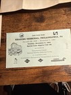 RARE LAST TRAIN FROM READING TERMINAL TICKET 0180 BUTTON PHILADELPHIA RAILROAD — photo 5