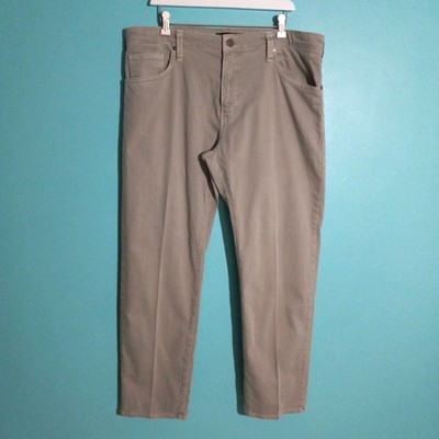 Mavi Zach Straight Leg Jeans size 38 x 30, Beige Tan Cotton Stretch Modern VGUC