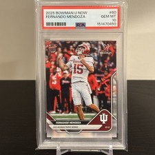 2025 Bowman U Now Fernando Mendoza #60 Hoosie...