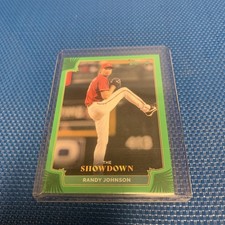 2022 Topps X Juan Soto The Showdown Randy Johnson #27 Green /75 HOF