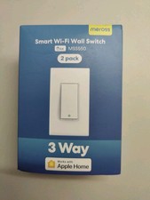 Meross MSS550 3 Way Smart WiFi Wall Switch 2 pack - Apple Homekit, Alexa, Google