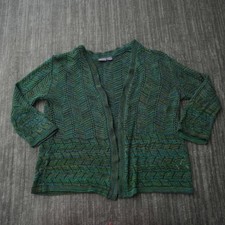 Laura Scott Cardigan Women Green Made In USA ...