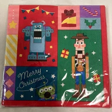 Disney Pixar Christmas Table Paper – 10 Sheets | Daiso Japan | Holiday Party Nap
